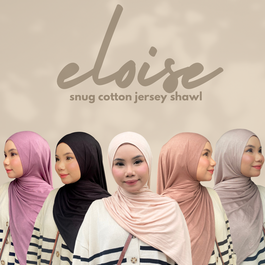 ELOISE Snug Cotton Jersey Shawl